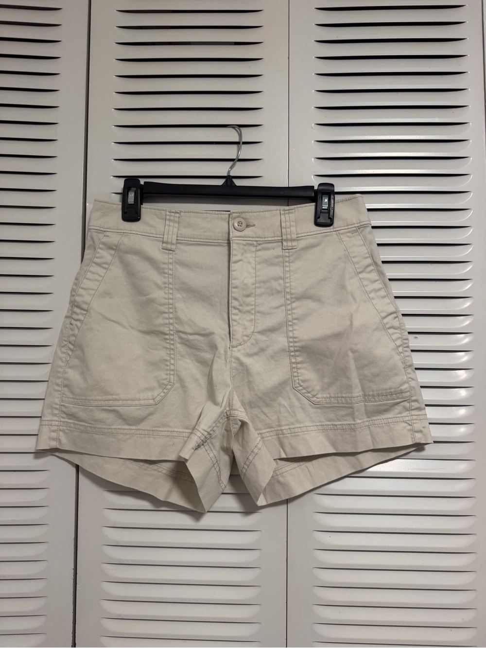 Old Navy High-Waist OG Chino Utility Shorts - Cream